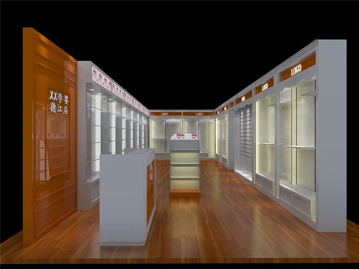 银川货示柜厂家- 银川内衣展示柜厂家 