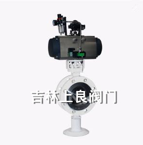 气动法兰式硬密封蝶阀 