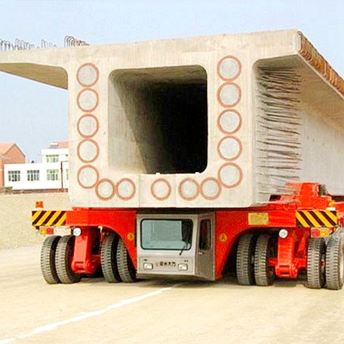 四桥220T运梁车发动机会有很大的牵引阻力使车速迅速降低