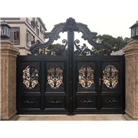 蚌埠铝艺庭院大门安装