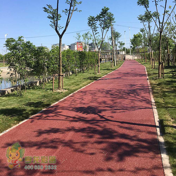 亨龙彩色透水道路l生态路面厂家l欢迎选购 