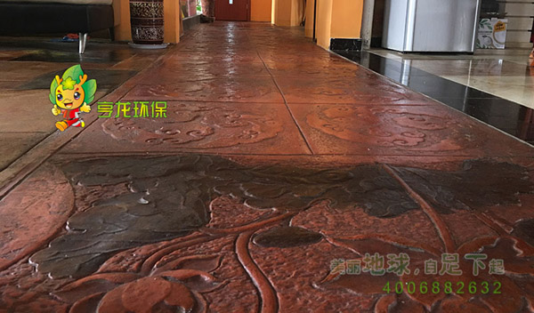 彩色装饰地坪施工经验丰富I上海睿龙环保厂家I全国直供 