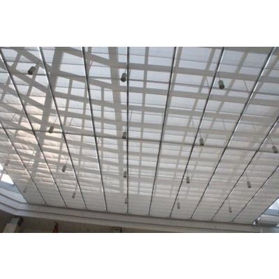 室内外电动折叠天棚帘 玻璃顶天幕帘