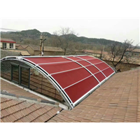 河北专业定制阳光房遮阳天幕篷 