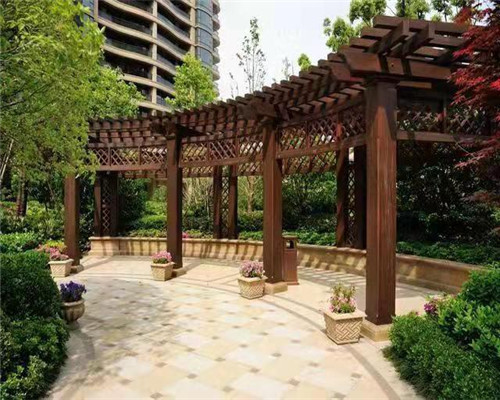 三门峡防腐木花架厂家