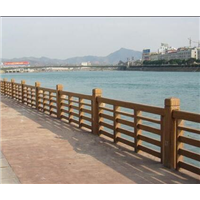 四川人行桥梁仿木护栏-四川仿木栏杆 