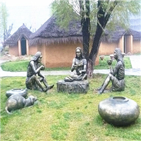 四川人物雕塑案例、成都人物雕塑案例 