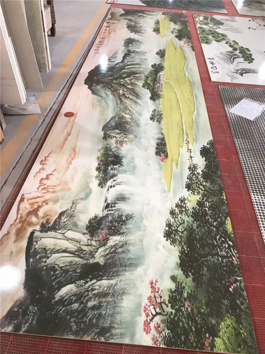 酒店壁画背景墙不褪色