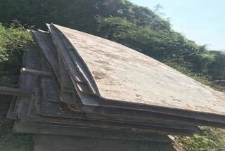 垦利钢板出租 