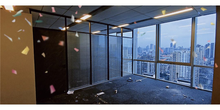 龙华区双玻百叶隔断