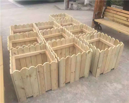 河池防腐木花箱厂家
