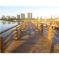 防腐木桥 
