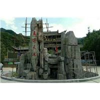都匀假山鱼池施工a贵阳假山瀑布施工 