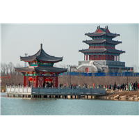 西安防腐木凉亭