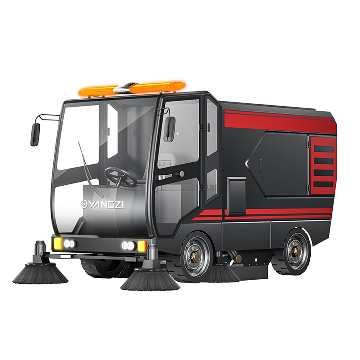 新疆扬子YZS14四轮大型电动驾驶式环卫清扫车