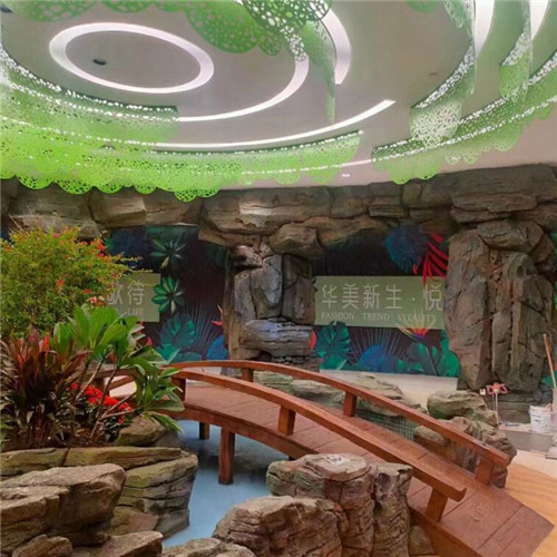 吉首室内塑石假山h湘西室内塑石假山