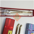 一体成型纯铜两用茶夹 