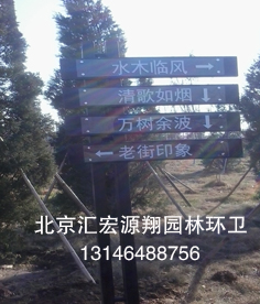 公园导向牌