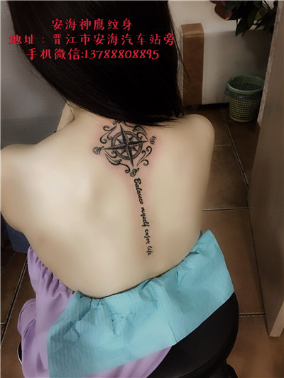 安海神鹰纹身刺青 