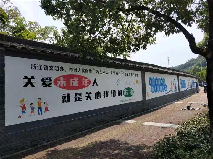 宁波墙绘 ，宁波文化墙
