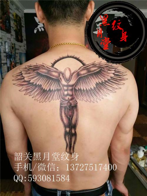 韶关纹身黑月堂作品99