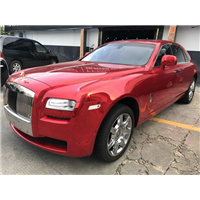 红色劳斯莱斯古斯特婚车 