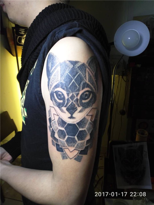 黑白纹身作品（11） 