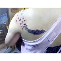 黑白纹身作品（1）