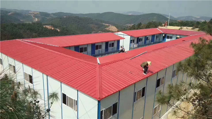 四坡双层k式活动房 