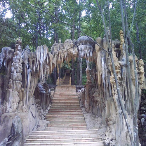 百色塑石假山、百色仿真溶洞 