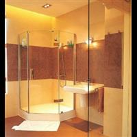 潍坊沐浴室水晶玻璃隔断