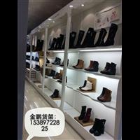 包头鞋店货架展柜 