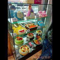 包头蛋糕店货架展柜 