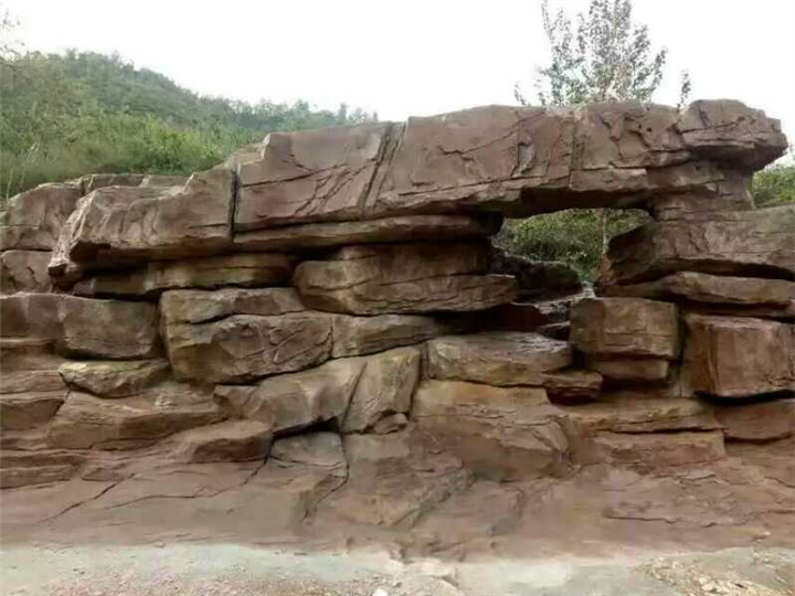 达州假山 