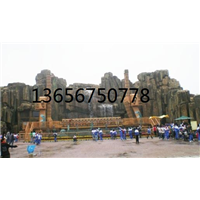 辽阳生态酒店假山施工 辽阳假山假树 