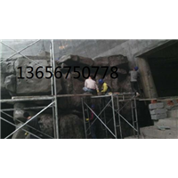 丹东生态酒店假山施工 丹东假山假树 