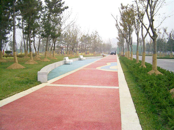 荆州压花地坪透水地坪专业施工队 