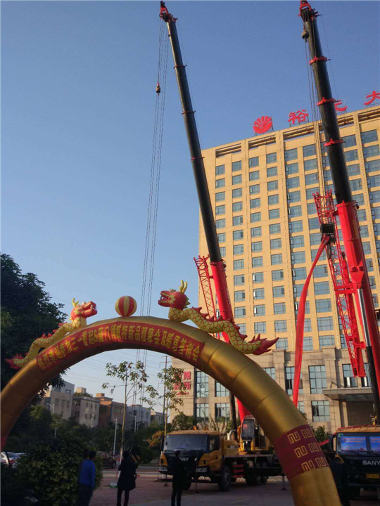 桂阳县吊车租赁 
