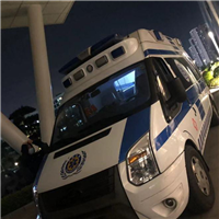 成都到达州救护车转运中心带呼吸机