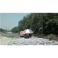 开钻百米深井施工现场