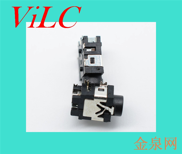 2.5耳机插座PJ-244/高品质立体声音频连接器-短体-7P卧贴 