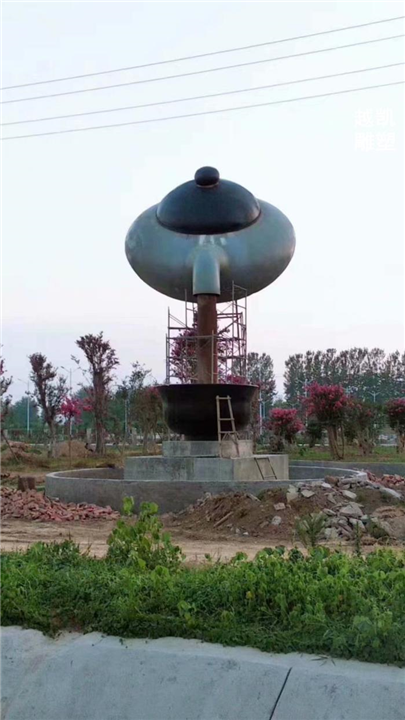 优选流水茶壶雕塑风格制造