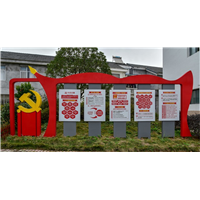 成都宣传栏厂家 